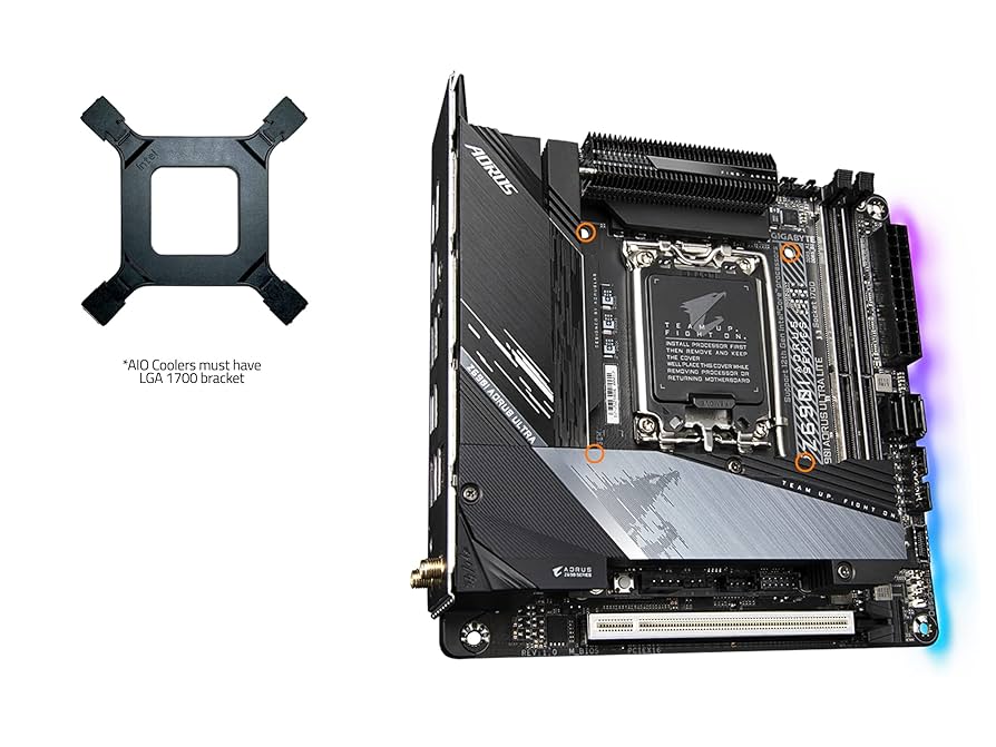 Z690I AORUS ULTRA LITE DDR5 マザーボード Amazon | Aorus Z690I AORUS Ultra (ソケット1700/Z690/DDR5/S